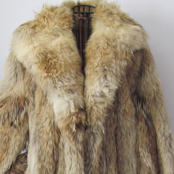 Full Length Fur Jacket Red Fox Long Coat Luxurious - Picture 3 of 7